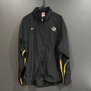 Nike Missouri Black Jacket with Yellow XXL